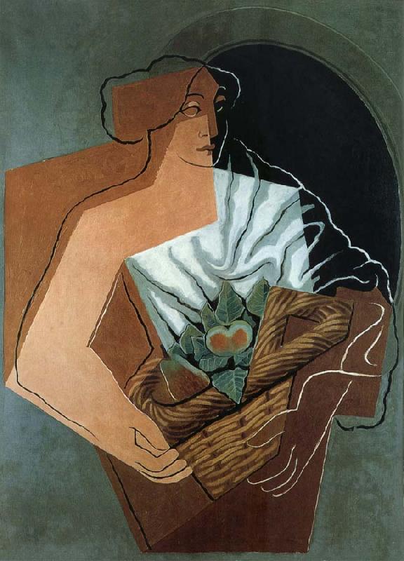 Juan Gris The Fem carring the basket oil painting image